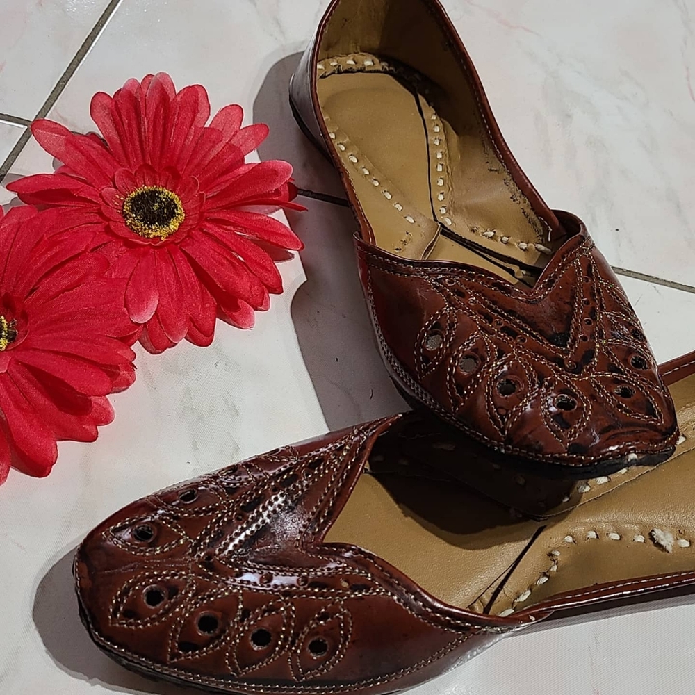 Leather punjabi jutti/khussa